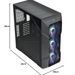 Cooler Master TD500 Mesh V2 – Mid‑Tower, 3 ARGB Fan, Type-C, PWM/ARGB хаб, съёмная верхняя панель, 360 мм СЖО