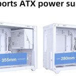SAMA IM01 Pro Mini Micro ATX Tower Case | Поддержка GPU до 355 мм, Охлаждение до 166 мм | Mini-ITX и Micro ATX
