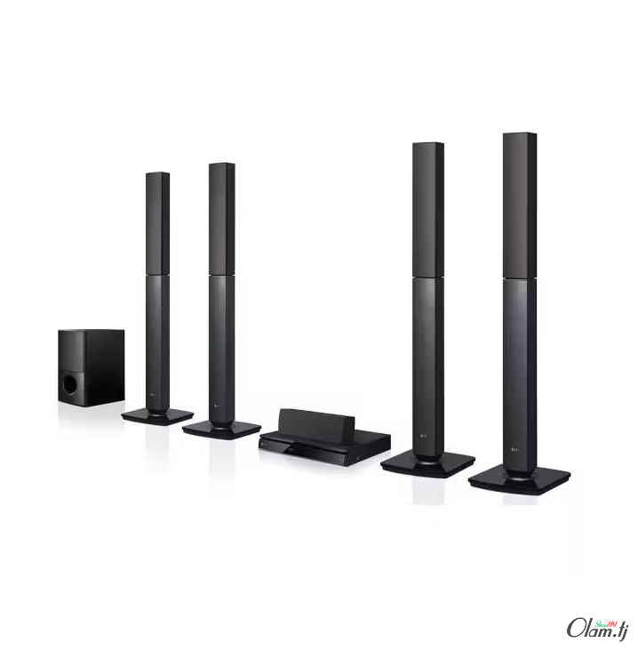 Домашний кинотеатр LG LHD657 1000 Вт с Bluetooth и Dolby Digital | Сабвуфер Bass Blast, FM-радио, Караоке, DVD, USB