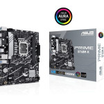 ASUS Prime B760M-K, LGA 1700, mATX, PCIe 4.0, DDR5, 2×M.2, 2.5Gb LAN, Aura Sync