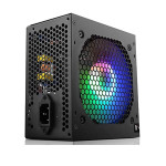Aigo Warrior AK600 600 Вт ATX блок питания, Active PFC, RGB‑вентилятор 120 мм, защита OVP/UVP/SCP, 24‑pin + 2× PCIe 6+2