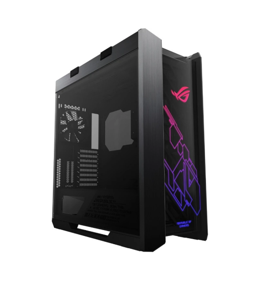 ASUS ROG Strix Helios GX601 – mid‑tower eATX корпус, 4×140 мм ARGB, 3×тёмное стекло, ручки, USB‑C