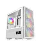 Корпус DeepCool CH560 DIGITAL WH – mid‑tower ATX/E‑ATX, 3×140 мм ARGB, гибридная боковая панель, LED‑экран, USB‑C