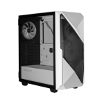 Galax REVOLUTION 01 White – mid‑tower ATX/M‑ATX/ITX, 4×ARGB FAN, стекло, mesh‑панель, поддержка СЖО до 360 мм