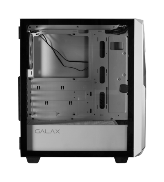 Galax REVOLUTION 01 White – mid‑tower ATX/M‑ATX/ITX, 4×ARGB FAN, стекло, mesh‑панель, поддержка СЖО до 360 мм