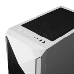 Galax REVOLUTION 01 White – mid‑tower ATX/M‑ATX/ITX, 4×ARGB FAN, стекло, mesh‑панель, поддержка СЖО до 360 мм