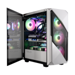 Galax REVOLUTION 01 White – mid‑tower ATX/M‑ATX/ITX, 4×ARGB FAN, стекло, mesh‑панель, поддержка СЖО до 360 мм