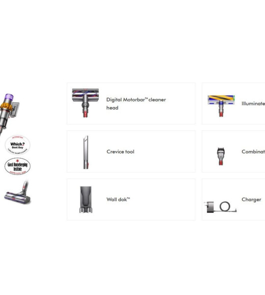 ПЫЛЕСОС DYSON V15 ABSOLUTE SV47