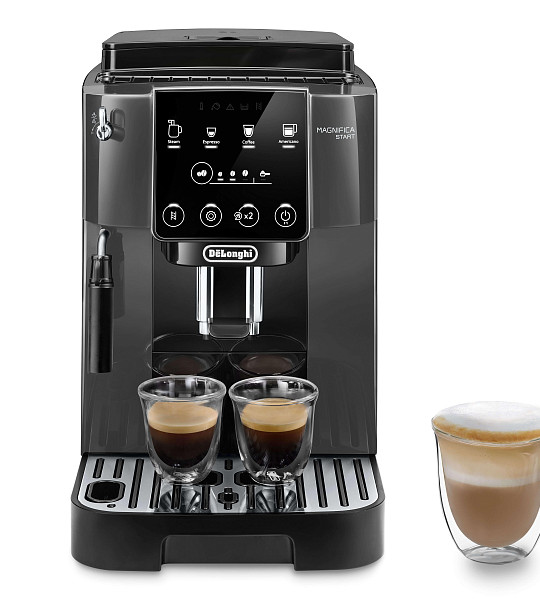 Кофемашина DeLonghi ECAM 220.22 GB Magnifica Start — 1,8 л, 15 бар, 13 уровней помола, сенсорное управление