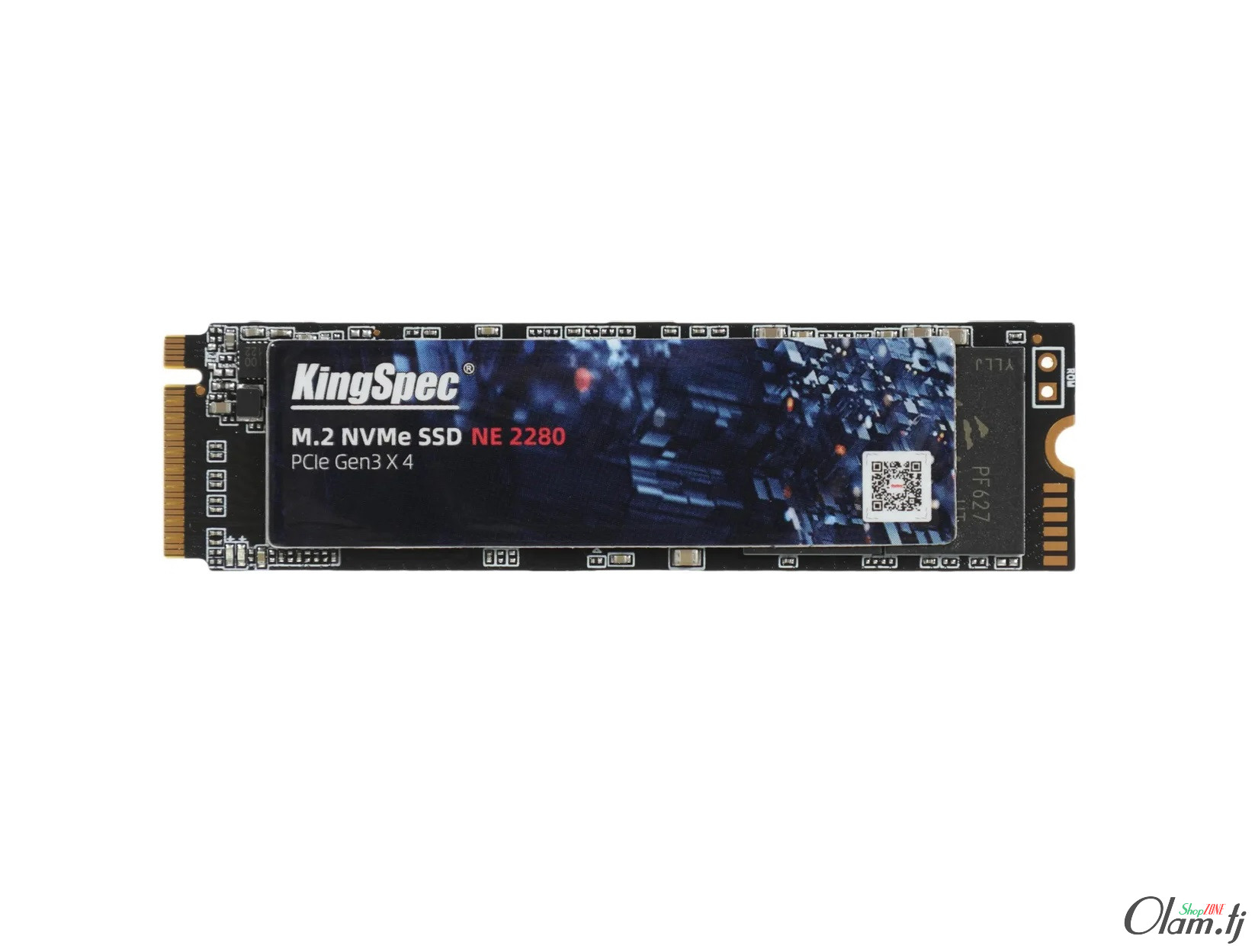 SSD‑накопитель KINGSPEC NE‑128 128 ГБ (M.2 2280, PCIe 3.0 x4, NVMe, 3D TLC)