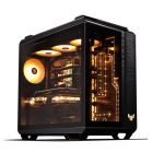 ASUS TUF Gaming GT502 – Mid‑Tower корпус без вентиляторов, 4 стекла, ARGB Aura Sync, 400 мм GPU, 360 мм СЖО