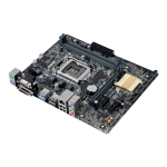 Материнская плата ASUS H110M-K, Micro ATX, Intel LGA 1151, DDR4, USB 3.0, VGA, DVI, Audio, Windows