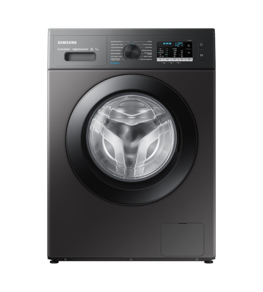 Стиральная машина узкая Samsung WW70AG5S21CXLD (7 кг) EcoBubble Refined Inox