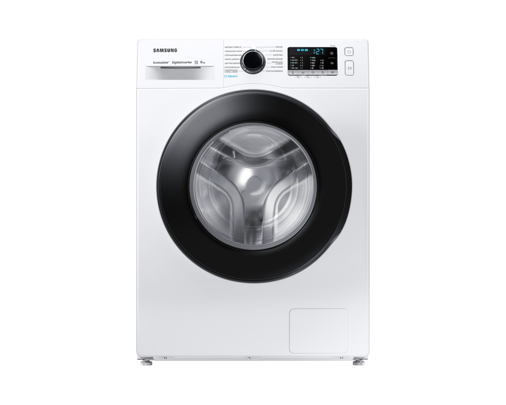 Стиральная машина Samsung WW80AGAS26AELD (8 кг) EcoBubble White