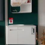 Подвесная тумба с раковиной Rinza Ditroit