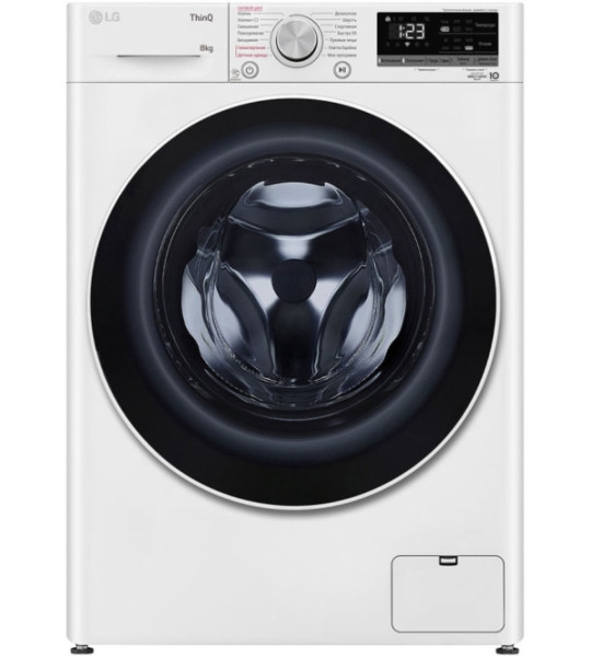 Стиральная машина узкая LG F2V5PS0W (8 кг) AI DD Steam