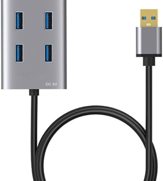7-портовый USB-хаб TINGUT с алюминиевым корпусом — высокая скорость передачи 300 МБ/с