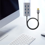 7-портовый USB-хаб TINGUT с алюминиевым корпусом — высокая скорость передачи 300 МБ/с