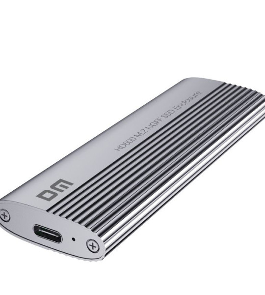 Кейс для M.2 SATA SSD DM M.2 SSD (31-1) – USB 3.2 Type-C, алюминиевый