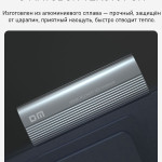 Кейс для M.2 SATA SSD DM M.2 SSD (31-1) – USB 3.2 Type-C, алюминиевый