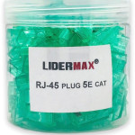 Сетевые коннекторы RJ45 LIDERMAX (97 шт) — пластиковые, для UTP кабеля
