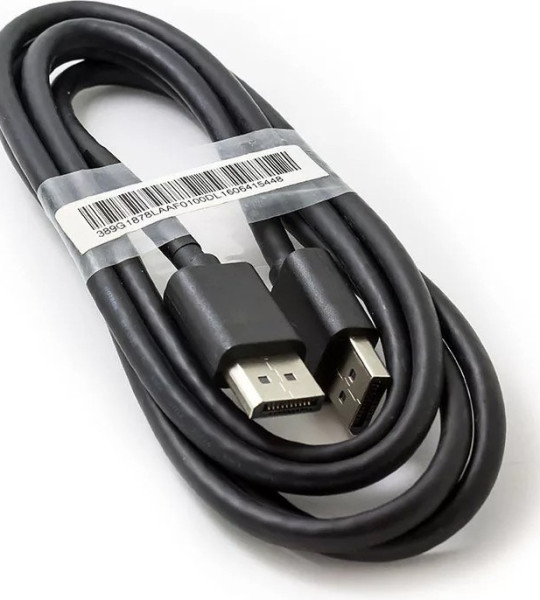 Кабель DisplayPort - DisplayPort 2 м — 4K, 21.6 Гбит/с, для геймерских мониторов, черный