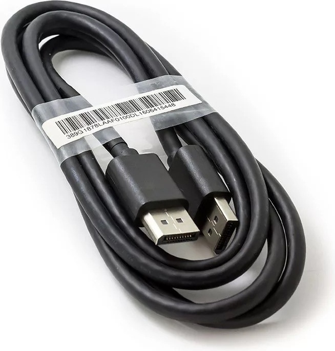 Кабель DisplayPort - DisplayPort 2 м — 4K, 21.6 Гбит/с, для геймерских мониторов, черный