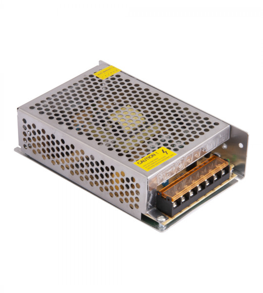 Блок питания AKS 100W 12V для светодиодной ленты и светильников | IP20, 220V → 12V, компактный трансформатор