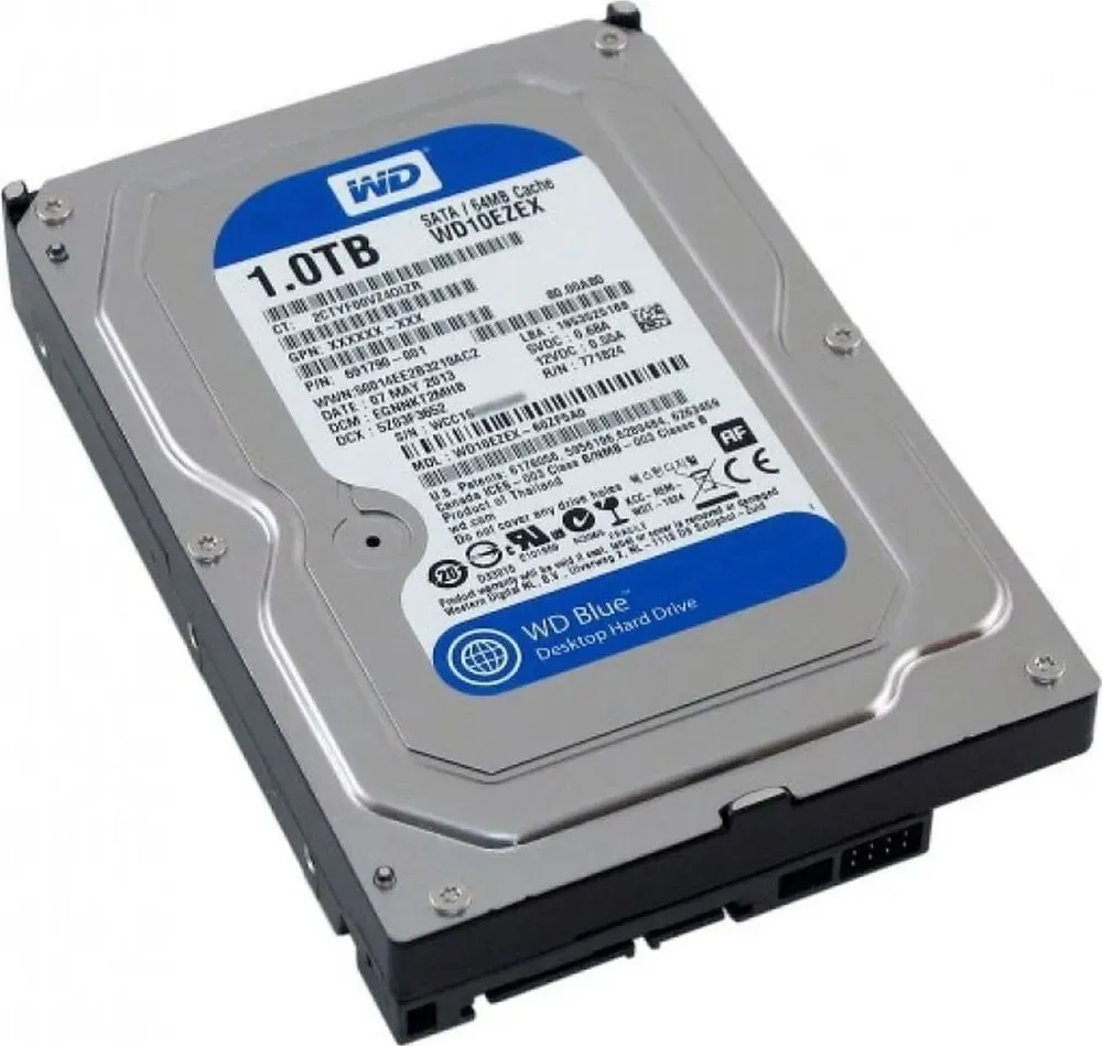 Western Digital 1 ТБ Внутренний жесткий диск (WD10PURX refresh)