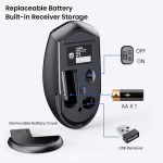 Philips Мышь беспроводная Philips SPK7337, белый / черный