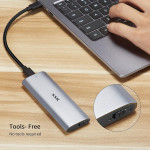 SSK M.2 NVMe Enclosure USB 3.2 Gen 2 (10Gbps) – внешний корпус для SSD