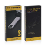 Док-станция USB-C 5 в 1 с HDMI, RJ45 и USB 3.0 — расширение для ноутбука с зарядкой до 60 Вт