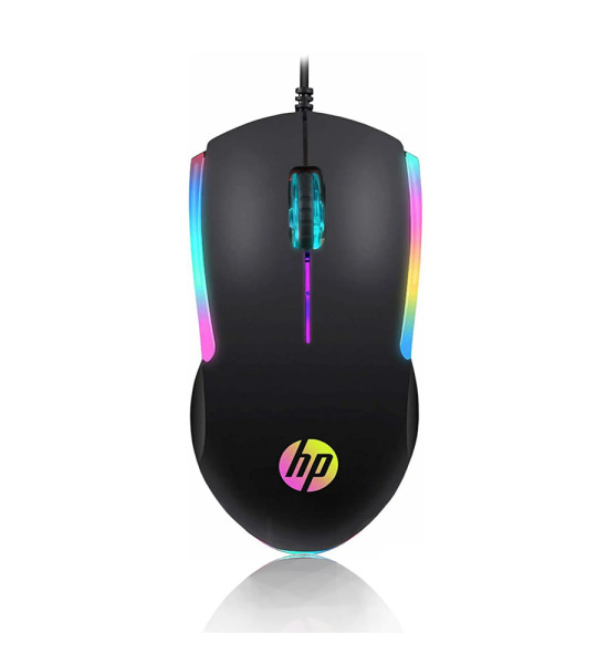 Игровая мышь HP M160 — проводная, оптическая, с LED-подсветкой, 1000 DPI, эргономичный дизайн