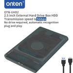 Корпус для жесткого диска Onten OTN-UHD2 2.5" USB 3.0, внешний SATA адаптер для HDD/SSD до 5TB