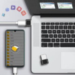 OTG Адаптер USB-A на Type-C StoreGD — компактный переходник с поддержкой зарядки и передачи данных