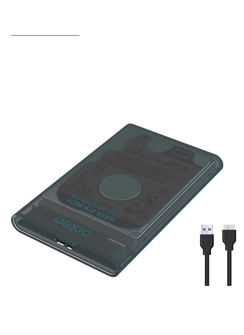 Корпус для жесткого диска Onten OTN-UHD2 2.5" USB 3.0, внешний SATA адаптер для HDD/SSD до 5TB