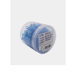 Сетевые коннекторы RJ45 Anpwoo AMP01для LAN-кабелей Cat5e/Cat6, (100 шт. синие) — позолоченные контакты