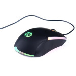 Игровая мышь HP M160 — проводная, оптическая, с LED-подсветкой, 1000 DPI, эргономичный дизайн