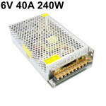 Импульсный блок питания Cazitog S-240-6 | 6V 240W 40A | Надежный источник питания для видеонаблюдения и светодиодов