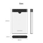 Корпус для жесткого диска Lenovo 2,5", SSD SATA на USB 3.0/3.1/Type C, 6 ТБ