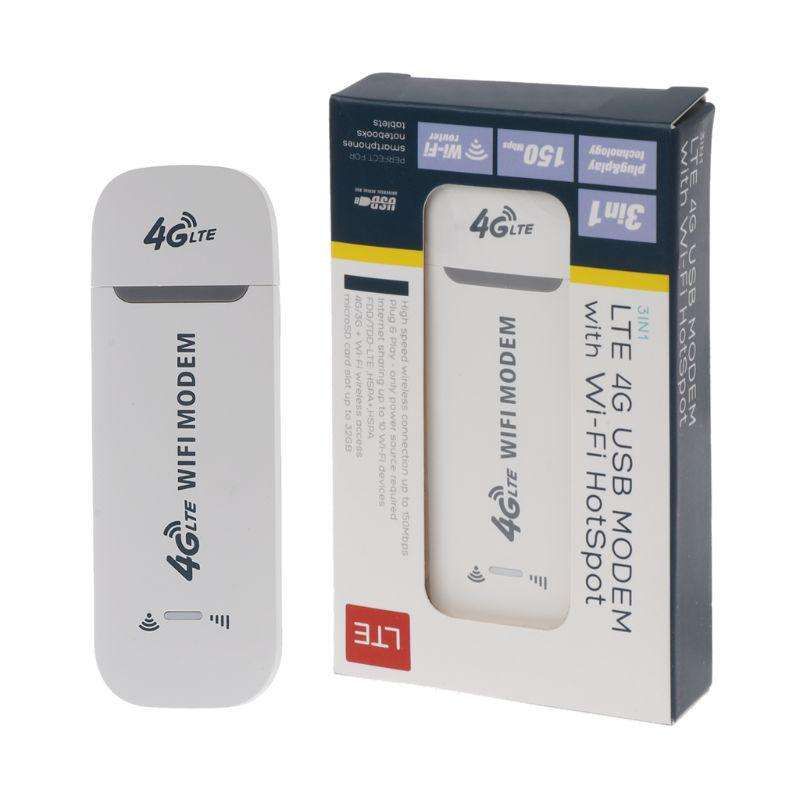4G LTE USB-модем с точкой доступа Wi-Fi и встроенной антенной