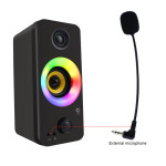 Kisonli X8 Компьютерные динамики 2.0 с RGB подсветкой, 6 Вт, питание от USB, стильный дизайн