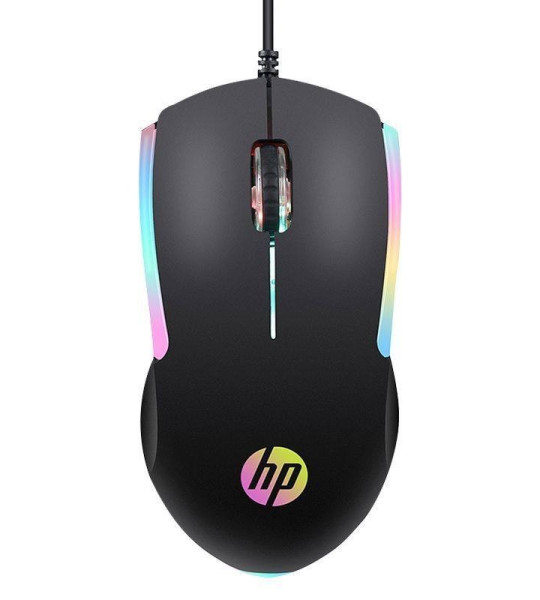 Мышь HP USB Optical Gaming M160 с подсветкой, проводная, 1200 DPI, универсальная, для ПК и Mac
