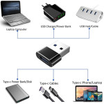 OTG Адаптер USB-A на Type-C StoreGD — компактный переходник с поддержкой зарядки и передачи данных
