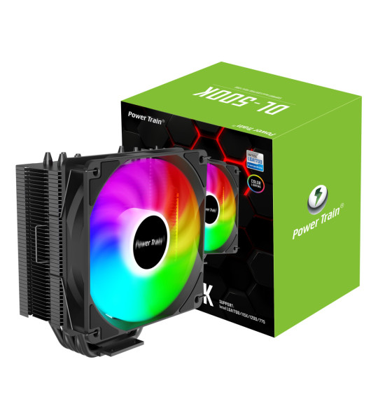 Кулер для процессора MAX 500K RGB INTEL 1700/1200/115X