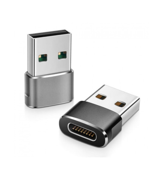 OTG Адаптер USB-A на Type-C StoreGD — компактный переходник с поддержкой зарядки и передачи данных