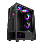 Корпус Poseidon Black ATX, Micro-ATX, Mini ITX — компактный и мощный кейс для сборки игровых и рабочих ПК