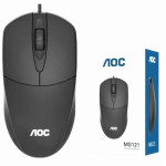 Проводная мышь AOC MS121, 1200 DPI, USB, симметричная, 3 кнопки