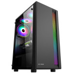 Корпус Poseidon Black ATX, Micro-ATX, Mini ITX — компактный и мощный кейс для сборки игровых и рабочих ПК