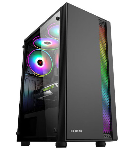 Корпус Poseidon Black ATX, Micro-ATX, Mini ITX — компактный и мощный кейс для сборки игровых и рабочих ПК